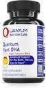 Quantum Nutrition Labs Plant DHA - Non-GMO Vegan DHA koos Omega 3 rasvhapped, vetikate baasil DHA naistele ja meestele, Natural DHA täiendus sobib veganid - 60 Vegetarian Softgel kapslid