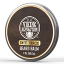 Viikingite revolutsioon Sweet Tobacco Beard Balm - tubaka lõhnastatud habemevõi argaaniaõli ja Jojoba õliga - pehmendab ja niisutab habet meestele (2oz, 1 Pack)