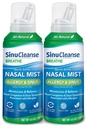 SinuCleanse Allergia & Siinus Steriilne Soolalahus Ninasprei, Ultra Fine Mist, Koheselt niisutab & leevendab tõsiseid nina ummistusi allergiate tõttu, 4.6 Oz (2 Pack), valmistatud USAs