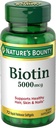 Nature's Bounty Biotin 5000 mcg Liquid Softgels 72 ea (Pack of 5)