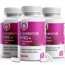 Pure NAD Resveratrol ja TMG, 2000mg, 3 in 1 Advanced Formula, Immune & Energy Support, Skin & General Health, 60 kapslit