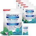 Mucinex InstaSoothe valulik kurk + köha leevendav alpi maitsetaimed & piparmündi maitse, kiire tegutsemine, jahutusmugavus, võimas valulik kurgu suuvalu leevendaja, 40 ravimtilka (40 loend (5. pakk))