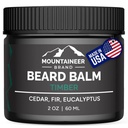 Mountaineer Brand Natural Beard Balm koos puidu lõhnaga | Loodusest inspireeritud lõhnad | Habemevõi meestele | Leave in Condidtioner | Hydrates, Softens and Tames | Made in West Virginia | 2oz