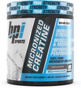 BPI Sport Micronized Kreatiin - Suurendage tugevust - Vähendage väsimust - Lean lihaste hoone - 100% puhas kreatiin - parem imendumine - toetab lihaste kasvu - maitsestamata - 60 serveerimist - 10.58 Ounce
