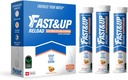 FAST&UP Reload – Instant Hydration and Electrolytes Replenishment – Saver Multipack – 60 Effervescent Tablets (Peach Ice Tea)