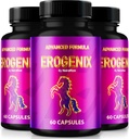 (3 Pack) Erogenix kapslid, avage oma maksimaalne jõudlus, kõik looduslikud toidulisandid pikaajalise energia ja üldise tervise toetamiseks, ametlikud Ero Genix ülevaated (180 kapslit)