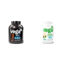 Vega Sport Premium Vegan Valk Pulber Šokolaad(45 Servings) 30 g Taimne Valk Ja Valk Ja Rohelised Valgu Pulber, Vanilla - 20 g Taimne Valk Plus Köögiviljad