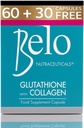 Belo Essentials Glutatioon + kollageen Naha valgenduskapslid 60 Kapslit Eriti suur