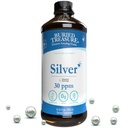 Maetud aare Puhastatud Hõbe Vedel 30 PPM - 16 oz. 96 Servings, Mitteakumulatiivne Nano Hõbelahus, Spray & Dieet Immune Supplement