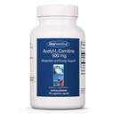 Allergia uurimisrühm Atsetüül-L-karnitiin 500mg täiendus - ainevahetus ja energiatoetus, ALC, vaba vorm Aminohape, taimetoitlased kapslid - 100 loend