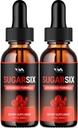 (2 Pack) SugarSix Drop Healthy Vitamin Support Supplement - Sugar Six Advanced Formula, Sugar Six 24 Hour Vedel, SugarSix Energy ja Extra Tugevus Reviews, 2 kuu pakkumine