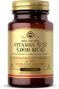 Solgar Vitamiin B12 5000 mcg - 30 pähklit - edendab närvisüsteemi tervist - mitte-GMO, vegan, gluteen ja piimavaba - 30 serveerimist