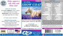 SU-PER Show Coat Supplement hobustele - toetab pehmet, siidist ja läikivat mantlit - kiirem manne ja saba kasv - aminohapped, B-kompleksi vitamiinid ja mineraalid - 12,5 naela, 3 kuu pakkumine