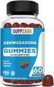 750mg Ashwagandha Gummies Supplement D & Zinc | 60 Servings | Vegan Gummy, Gluteenivaba, Non-GMO & Plant-Based | Toetus Sleep, meeleolu ja rahu