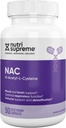 Nutri-Supreme NAC (N-atsetüül-L-tsüsteiin) 600mg toidulisandi taimetoitlased kapslid, maksatoetus, immuuntoetus