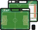 LEAP Coach Board Premium Tactical Clipboard Two Sides Full & Half Court Dry Erase Marker Board for Korvpall, pesapall, jalgpall, hoki