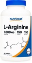 Nutrikost L-arginiin 1000 mg, aminohappe tabletid (150 tabletti)