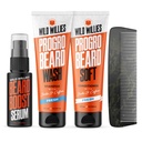 Wild Willies Beard Care Kit, Biotin rikastatud šampoon ja konditsioneer kofeiiniga, kaks 4-Oz pudelit, soodustab tervislikku habeme kasvu