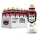 Lihaspiim Ehtne valgu raputamine, Vanilla Creme, 11.16 Fl Oz pudel, 12 Pack, 25g valk, nullsuhkur, kaltsium, vitamiinid A, C & D, 5g Fiber, energiline snack, treeningu taastamine, pakend võib varieeruda
