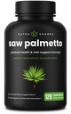 NutraChamps Saw Palmetto täiendus eesnäärme tervise [Extra Tugevus] 600mg kompleks ekstrakti, marjapulbri ja maitsetaimedega - toetab tervislikku urineerimise sagedust, 120 kapslit