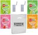 SENSORY4U Haara ja Go Gift Set SaltStick koos uute Fastchews Maitsed ja Race Valmis torud - Sidrun Lime Orange Green Apple ja arbuus Elektrolüüt tabletid