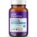 Uus peatükk Fermenteeritud vitamiin B12 1000 mcg, USDA orgaaniline, ONE Daily rakuenergia + tervislike vererakkude jaoks, sertifitseeritud vegan, gluteenivaba - 60 loend