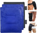 Suured geel Soft Paindlikud Jääpakendid vigastuste jaoks, korduvkasutatavad külmpakendid, kuum külmpressiteraapia, 2 pakendit Gel Pads selja, õla, põlve, puusa, jala, käevigastused, 11 "x14"