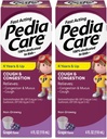 Laste köha ja ummikud Vedel ravim köha, rindkere ummistuste ja lima külma sümptomite, mitte-uimas, vanuses 4+, viinamarjamaitse, 4 fl oz (2 Pack)