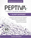 Peptiva 26 miljardit CFU probiootikum ja unetoetus - kliiniliselt valideeritud mitmetüveline probiootikum - Lactobacillus ja Bifidobacterium, melatoniin - 60 krahv