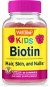 Nohjah Biotin Gummies lastele 5000 mcg - toetab juuste kasvu, naha tervist ja küüned - loodusliku päritoluga maitsed - GMO-vaba, gluteenivaba - Kummi poistele ja tüdrukutele - 60 krahv