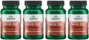 Swansoni EFA-d - krillõli - maksimaalne tugevus - 1 g, 30 Softgels (4 pakend)