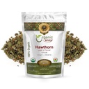 Orgaaniline tee Hawthorn Leaf and Flower Whole (Crataegus monogyna) - Herbal Tea | European Wild-Harvest | Organic, Kosher & USDA Certified | Non GMO & Gluten Free | Origin - Albania (1 LBS / 16 Oz)