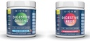 BIOHM Essential Bundle, Seedetrakti punased ja rohelised, Superfood Powder, Antioksüdandid, Vitamiinid, Probiootikumid, Seedetrakti Tervis Meestele ja Naistele, Seedetrakti täiendus Ensüümid, 30 Serving Iga