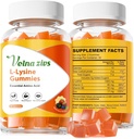 L-lüsiinkummid 1000mg, närimiskõlblikud lüsiinilisandid täiskasvanutele, suhkruvaba lüsiin külma valu * raviks, immuuntoetus vitamiinide, naha ja huulte tervisega *, vegan, non GMO, 60 loendamist