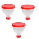 gofidin 3PCS 200ML Portable Protein Pulber Portable Täitelehter Gym Partner veepudeli Fitness Proteiin Pudel Toitumiskonteiner