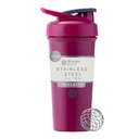 BlenderBottle Sport Sleek Isoleeritud roostevabast terasest raputuspudel traadi viskiga, 25-Ounce, Vaarika - Protein Shakes & Hüdratsioon sportlastele & Fitness Entusiastid, lihtne segamine, Slim Lihtne hoida, hoiab joogid külma, lukustatav Lid