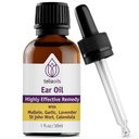 Teliaoils Natural Ear tilgad Eeterlik õli küüslaugu ja Mullein - Taimne Kõrvaõli Remedy Easy Earwax Eemaldamine, Ebamugavus ja Ringing Relief - Looduslik rahustav, Deep Cleansing omadused - 1 oz.