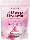 Deep Dream Sleep Gummies 5mg melatoniini, magneesiumi, glütsinaadi, L-Theanine une toetamiseks - mitte-harjutuste moodustamine une täiendus, 60 Gummies, 30 päeva pakkumine