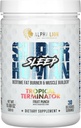 ALPHA LION Superhuman Sleep Supplement, Night Time Aid, lihaste taastamine, lihaste ehitaja & Gainer, parandab keha koostist (30 Servings, Fruit Punch Maitse)
