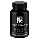 Täiuslikud Keto elektrolüütide kapslid, gluteenivabad, elektrolüütide lisandid magneesiumi, kaltsiumi, kaaliumi ja naatriumiga, hüdraat, energia, taastamine ja immuunsus, maitsestamata, 120 serveerimist