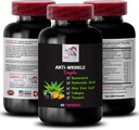 Alfa Lipoic Acid Support - ANTI-WRINKLE COMPLEX - Aloe Vera Leaf Benefits, Collagen Boost, Green Tee Leaf Extract, Viinamarjaseemne võimsus, Rohelised kohvioad kasu, hüaluroonhape 1 pudel 60 kapslit