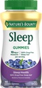 Nature's Bounty 10 mg melatoniin Gummy, 100% ravimivaba une täiendus, 10 mg, mustikas, 140 Ct