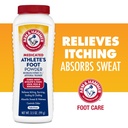 Arm & Hammer Sportlase Jalapulber - Seenevastane Ravi Jalgadele Küpsetamissoodaga - Leevendab Sügelust, Põlemist Ja Lõhna - Kliiniliselt Tõestatud Valem - 3.5 oz 4 Pack (4)