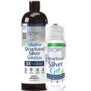 Ameo Life Colloidal Silver Gel koos Aloe Vera & Colloidal Silver Liquid Bund
