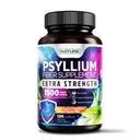 Psyllium Husk Kapslid 1500mg - Fiber Supplement - Natural lahustuv kiud pillid koos Psyllium Husk Pulber - Toetab seedetrakti ja Colon Health - Non-GMO, Gluteenivaba, Vegan - 120 kapslit