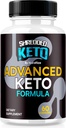 Hakitud Keto pillid, Premium Keto Shred kaalulangus kapslid, kõik looduslik Keto täiendus toetada Fitness ja keha eesmärgid, ametliku ShreddedKeto ülevaated (60 kapslit)