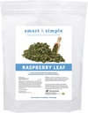 Smart & Simple Vaarika Leht | Horse Moody Mare Supplement | Orgaaniline terve leht | Üks koostisosa | Hobuste täiendus | 56 Servings | 0,5 lb Kott
