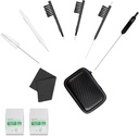 Phitunry 52-Piece kuulmisabi puhastamine Kit tarvikud Portable kuulmisabi juhtumi tasku suurus puhastusharja tööriistad, kuivkapslid, heli pühkida, hirvevede Velvet lapi ja kuulmisabi reisijuht (keskmine)