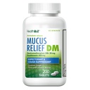 HealthA2Z® Mucus Relief DM | Dextromethorphan HBr 20mg | Guaifenesiin 400mg | köha, kohe vabanev, katmata (200 loend (1 tak))