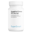 Supersmart - greip ekstrakt 600mg päevas (99% Naringin) - kõrge potentsi GSE täiendada | Mitte-GMO & Gluteenivaba - 60 taimetoitlane kapslid